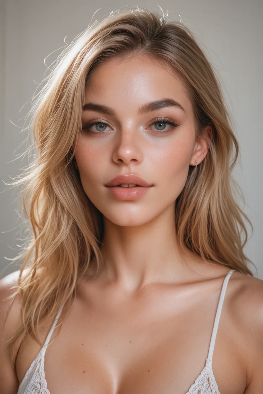 Mila, 23 — プライベートチャットと画像生成のための架空のAI彼女。